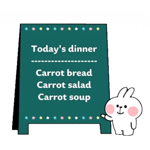 Spoiled rabbit speech - Sticker 23