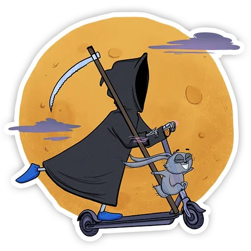 Universe of the cat Stepan - Sticker 10