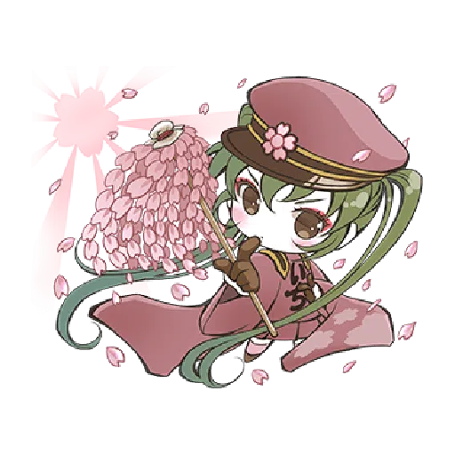 Hatsune Miku senbonsakura - Sticker 14