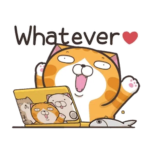 白爛貓英文版 - Sticker 9