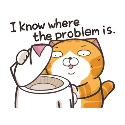 白爛貓英文版 - Sticker 19