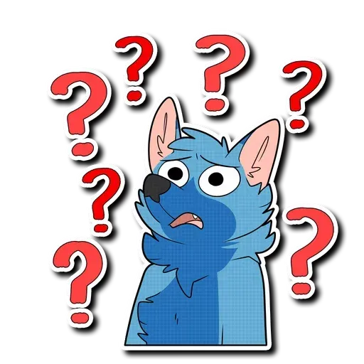 Blue wolf - Sticker 18