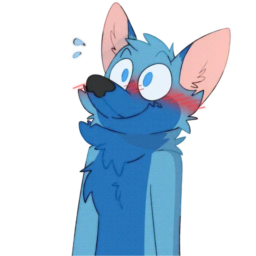 Blue wolf - Sticker 29