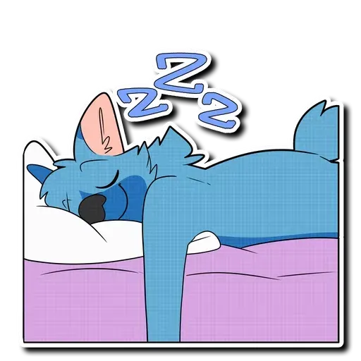 Blue wolf - Sticker 14