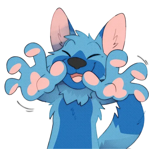 Blue wolf - Sticker 27