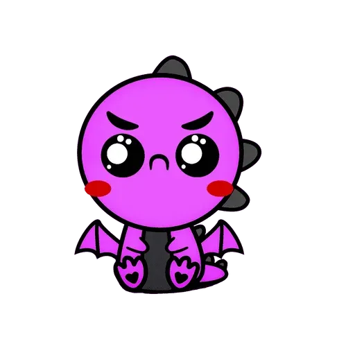 Purple Dragon - Sticker 20