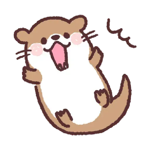小水獺君1 - Sticker 23
