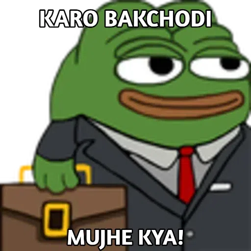 Mujhe Kya ? - Sticker 18