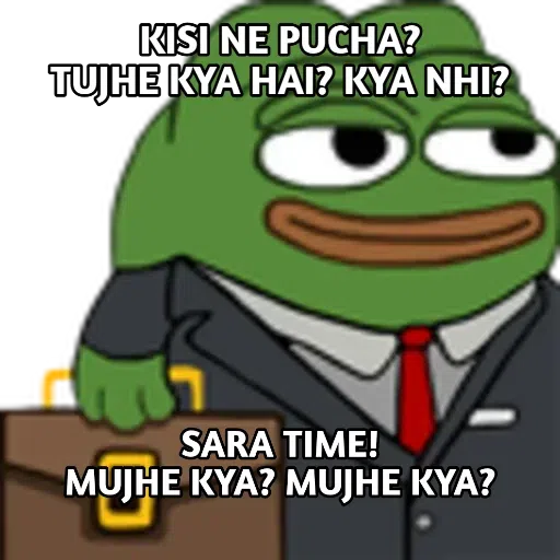 Mujhe Kya ? - Sticker 24