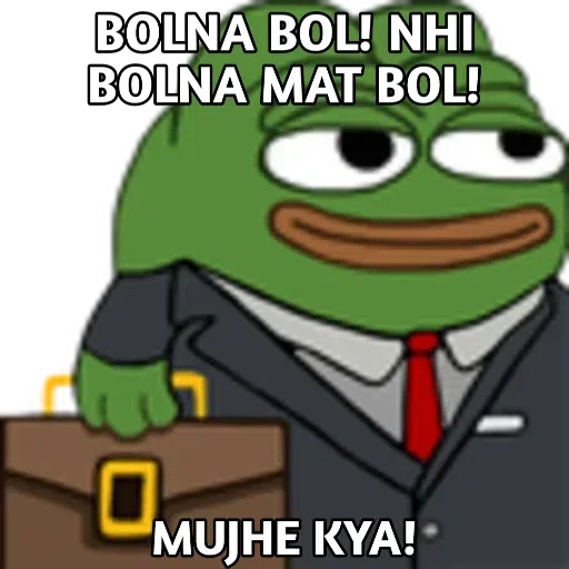 Mujhe Kya ? - Sticker 25