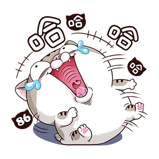 Ami fat cat5 - Sticker 25