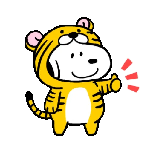 Snoopy 新年動態貼圖 (史努比, 新年, CNY) GIF* - Sticker 10
