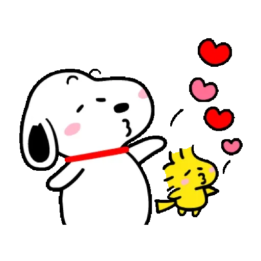 Snoopy 新年動態貼圖 (史努比, 新年, CNY) GIF* - Sticker 16