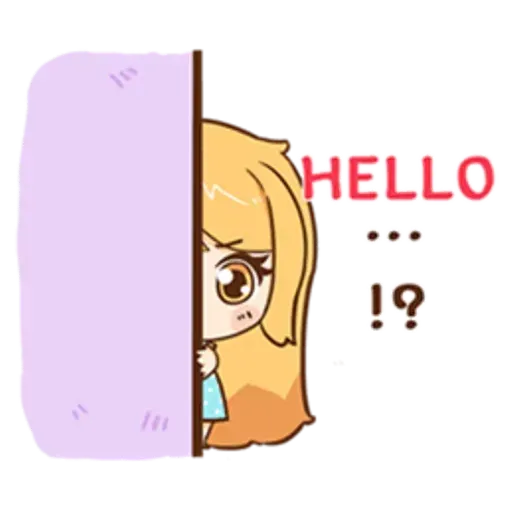Yellow hair - Sticker 29