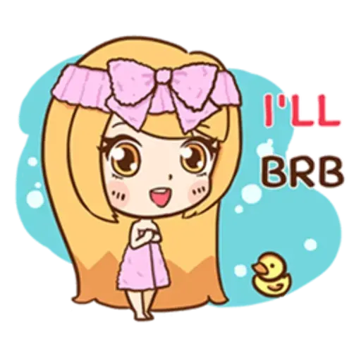 Yellow hair - Sticker 25
