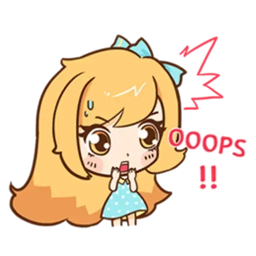 Yellow hair - Sticker 11