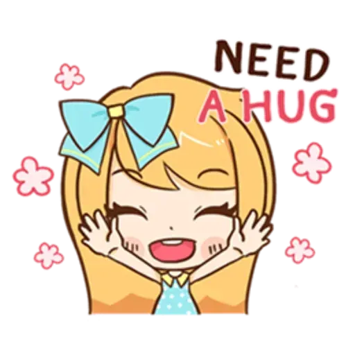 Yellow hair - Sticker 27