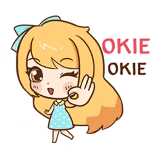 Yellow hair - Sticker 23