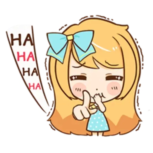 Yellow hair - Sticker 10