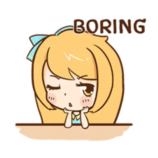 Yellow hair - Sticker 30