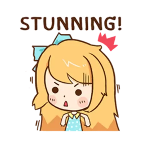Yellow hair - Sticker 24