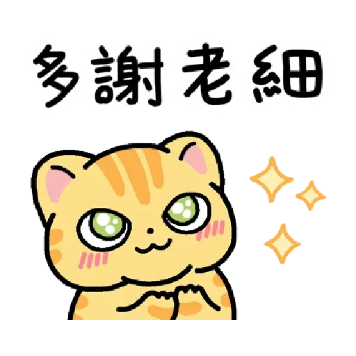 柑桔貓 香港潮語 - Sticker 13