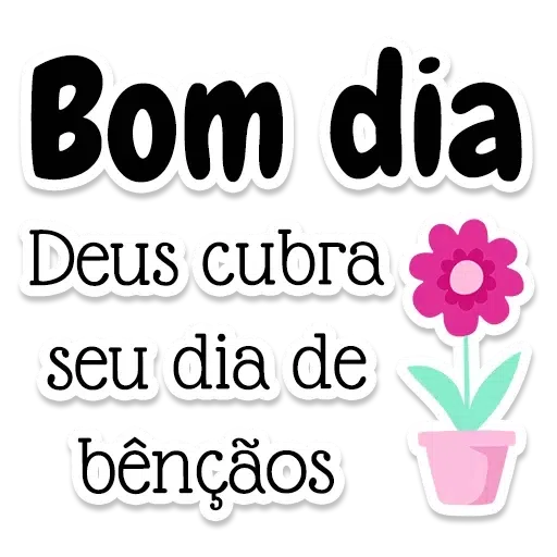 Bom dia com mensagem - Sticker 28
