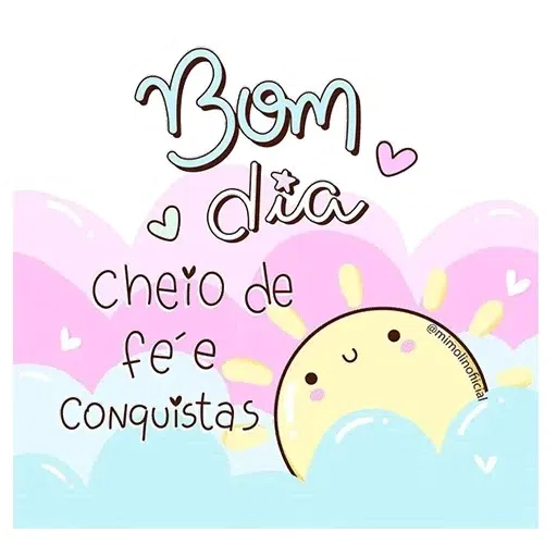 Bom dia com mensagem - Sticker 18