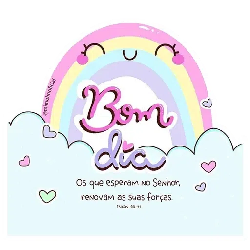 Bom dia com mensagem - Sticker 12