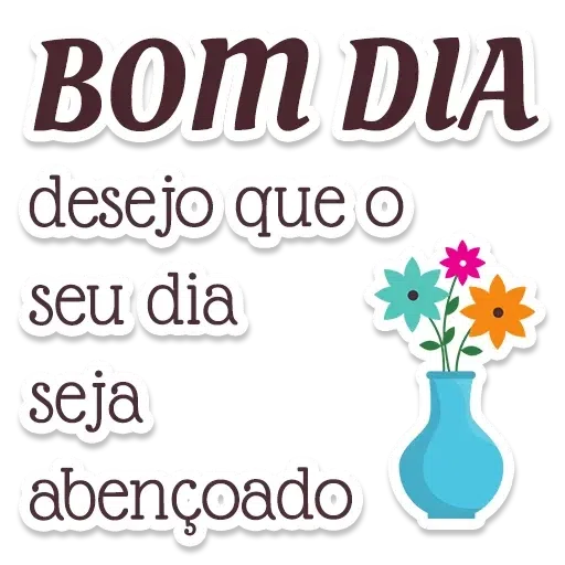 Bom dia com mensagem - Sticker 26
