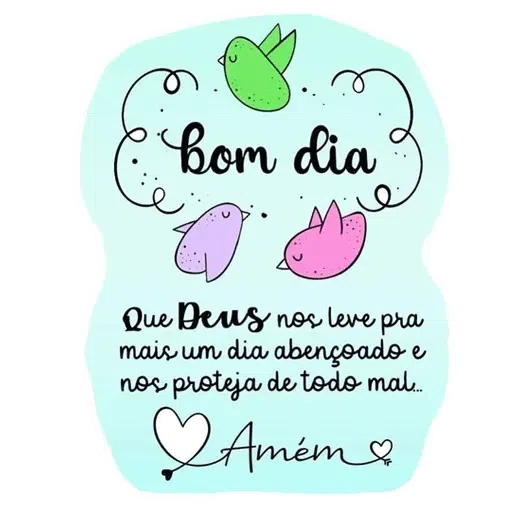 Bom dia com mensagem - Sticker 22