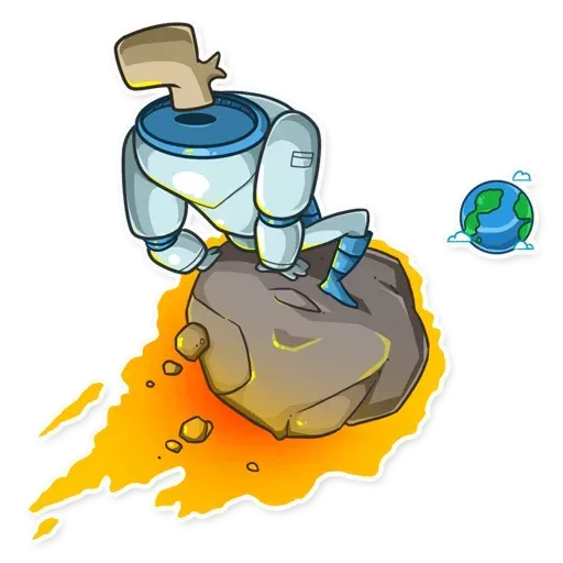 Lone dead spaceman - Sticker 10