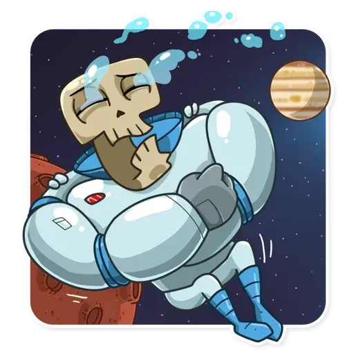 Lone dead spaceman - Sticker 19