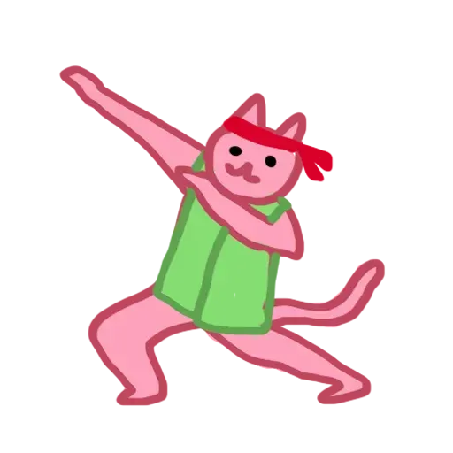 Pinkcat - Sticker 10
