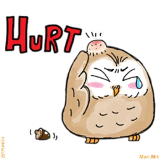 A little cute owl - Sticker 30
