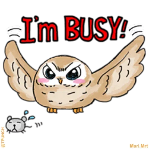 A little cute owl - Sticker 26