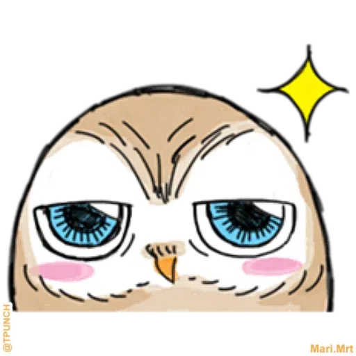 A little cute owl - Sticker 19