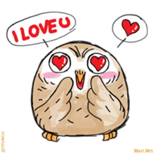 A little cute owl - Sticker 14