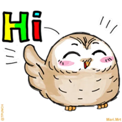A little cute owl - Sticker 15