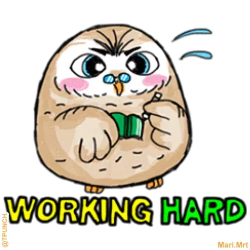A little cute owl - Sticker 11