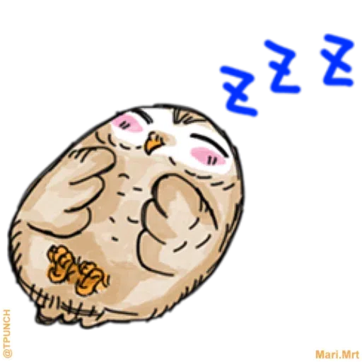 A little cute owl - Sticker 23