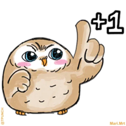 A little cute owl - Sticker 28