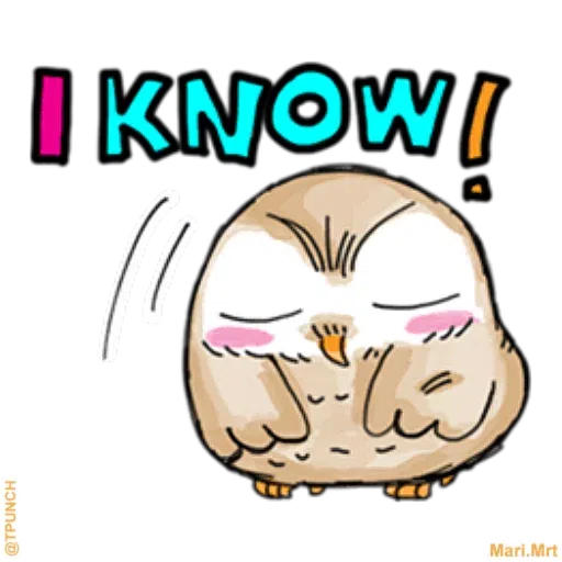 A little cute owl - Sticker 17