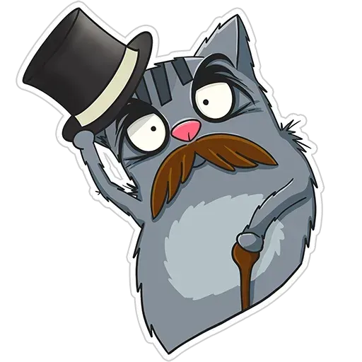 Friedrich The Cat - Sticker 23