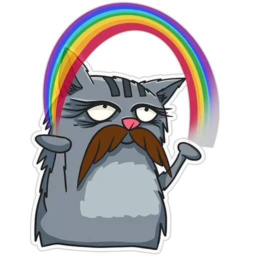 Friedrich The Cat - Sticker 21