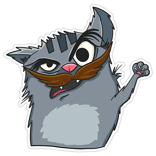 Friedrich The Cat - Sticker 25