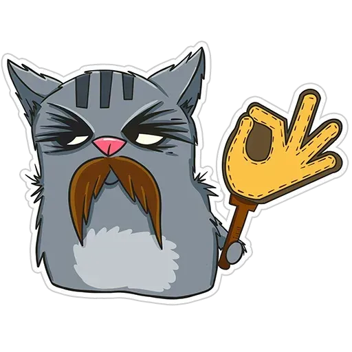 Friedrich The Cat - Sticker 19