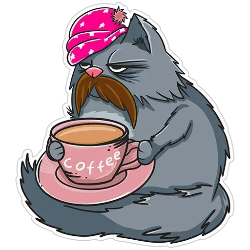 Friedrich The Cat - Sticker 22