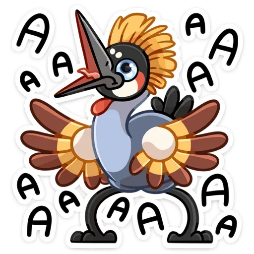Zhu_the_crane - Sticker 15
