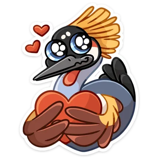 Zhu_the_crane - Sticker 17